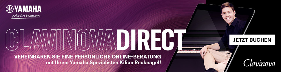 Banner ClavinovaDirect Persönliche Online-Beratung mit Kilian Recknagel