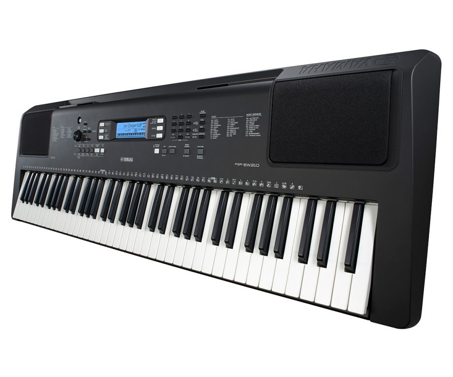 Yamaha Keyboard EW310 seitlich
