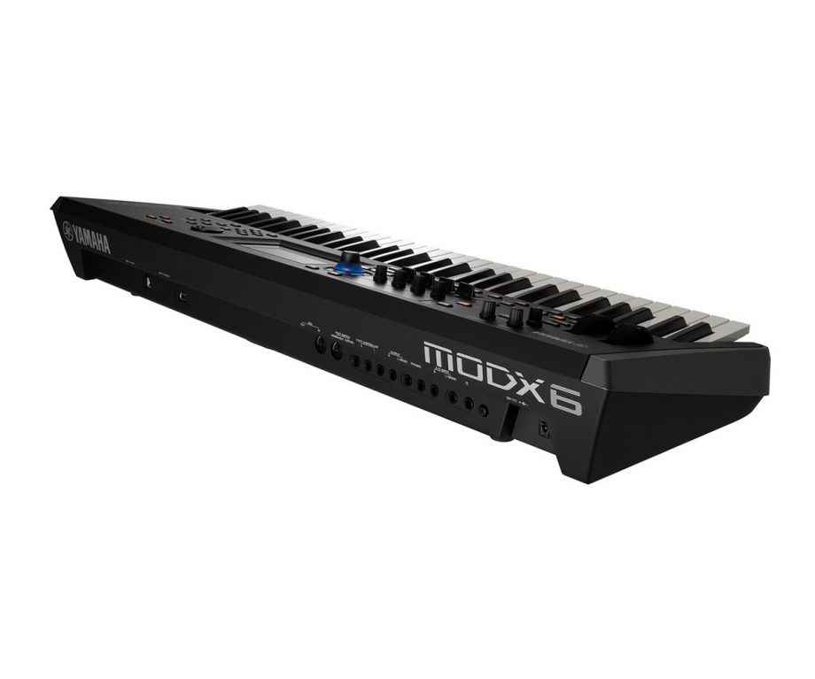 Yamaha ModX6 Synthesizer schwarz Rückseite rechts