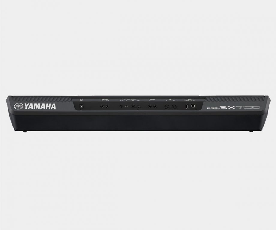 Yamaha Digital Workstation SX700 schwarz Rückseite gerade