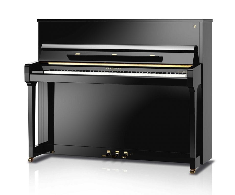 Fridolin Schimmel Piano F121 schwarz poliert