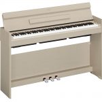 Yamaha Digitalpiano Arius YDPS35WA weiße Eiche Front seitlich links