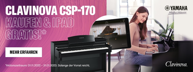 Yamaha CSP170 Aktion - Gratis Ipad