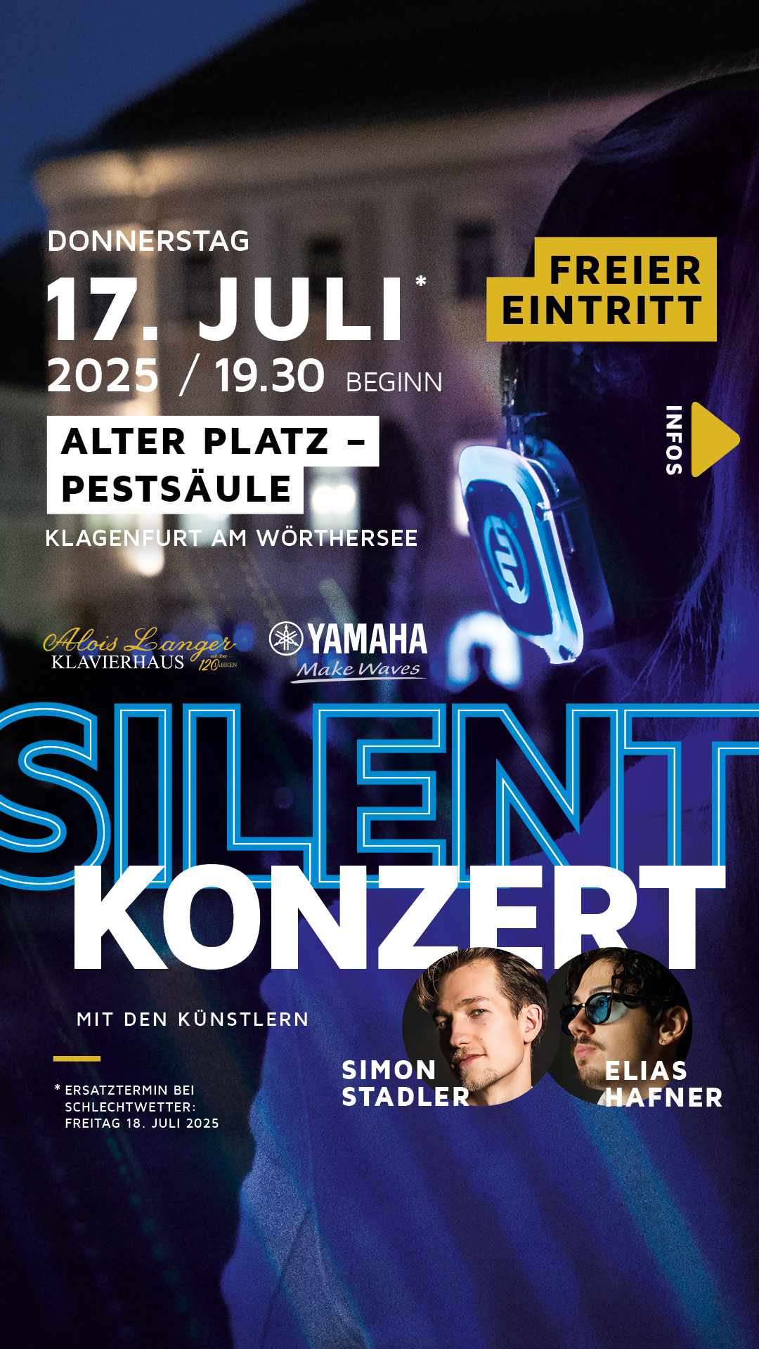 Yamaha Silent Konzert 2025 Flyer