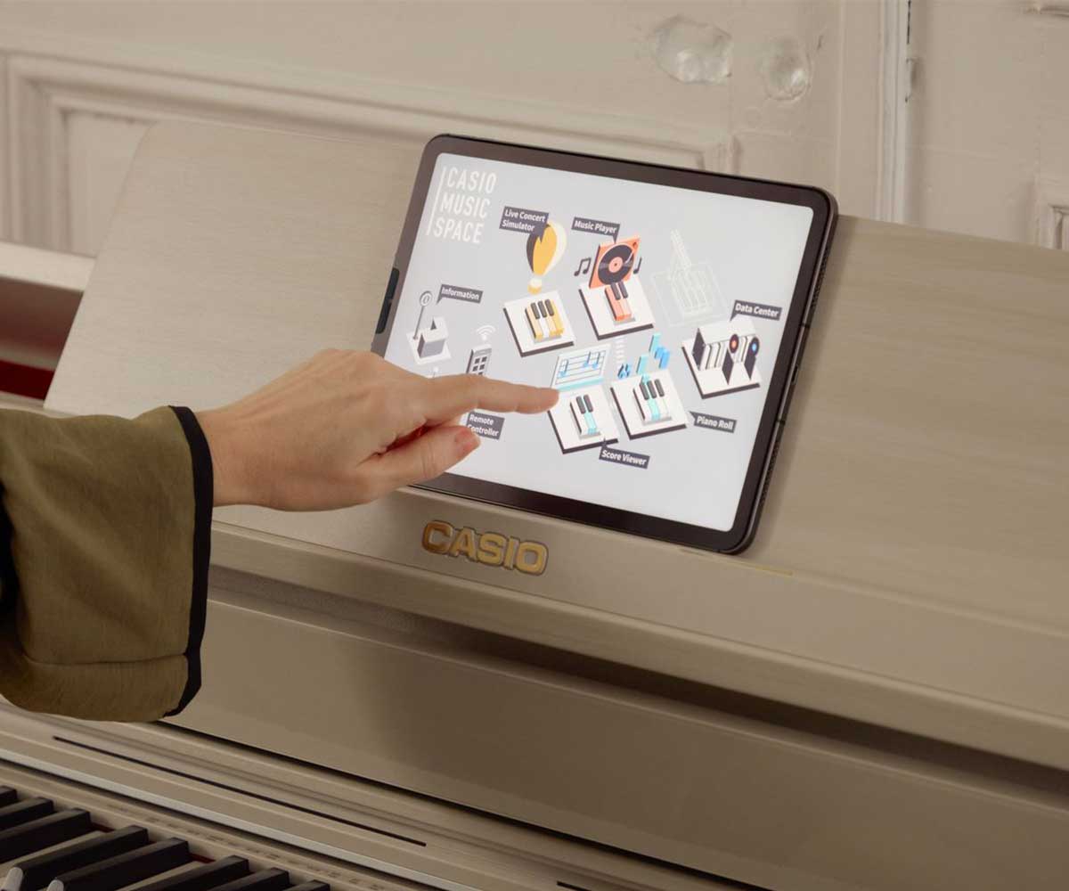 Casio Celviano AP-750GB mit Tablet
