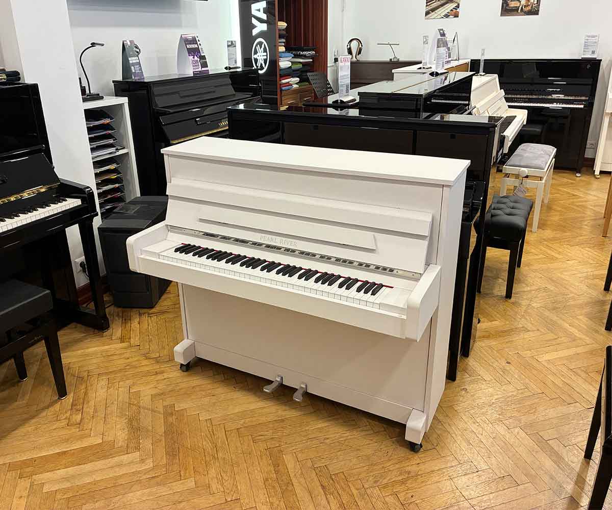 Pearl River UP100E Kinderklavier in weiß