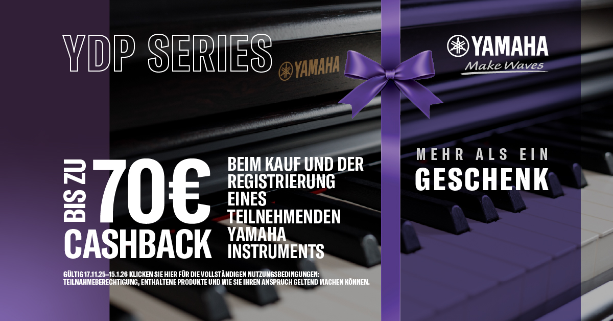 Yamaha Arius Cashback Mehr als ein Geschenk