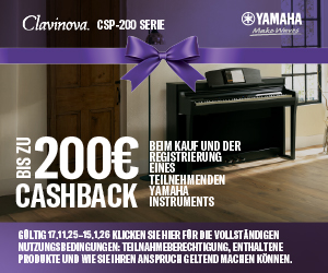 Mehr als ein Geschenk Yamaha CSP Cashback Mehr als ein Geschenk