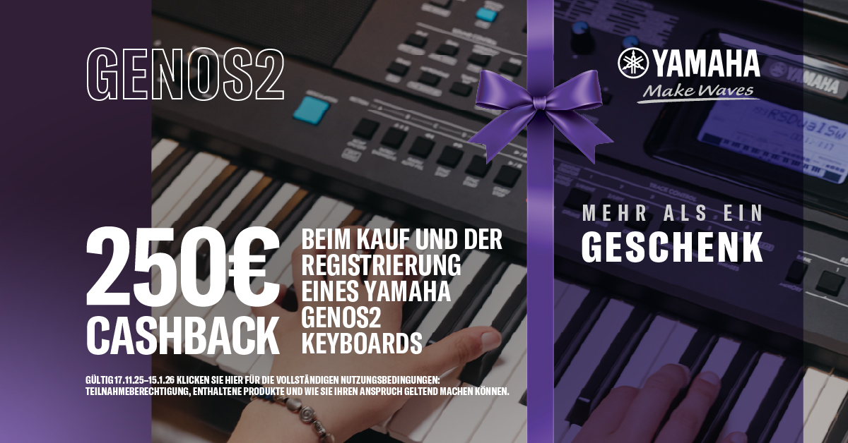 Genos2 250 Yamaha Genos2 Cashback Mehr als ein Geschenk